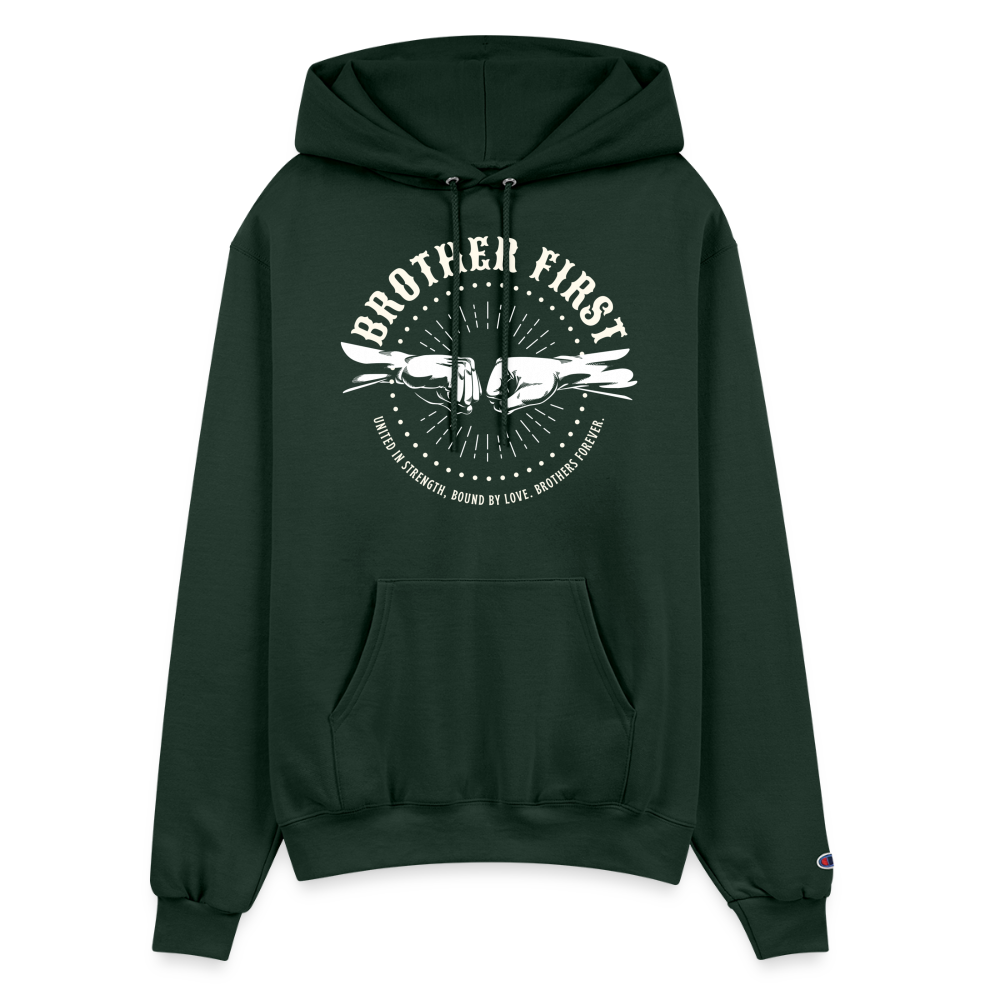 Champion Unisex Powerblend Hoodie - Dark Green