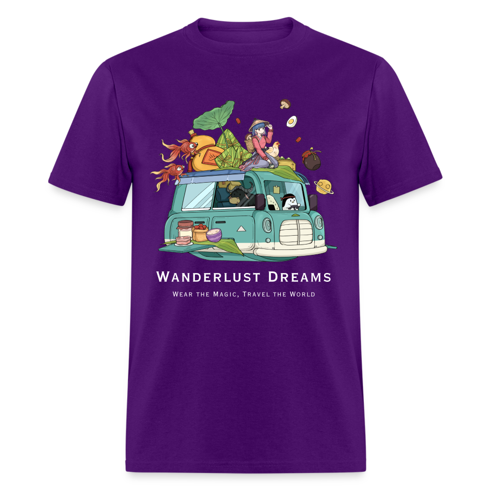 TRAVEL TSHIRT - purple