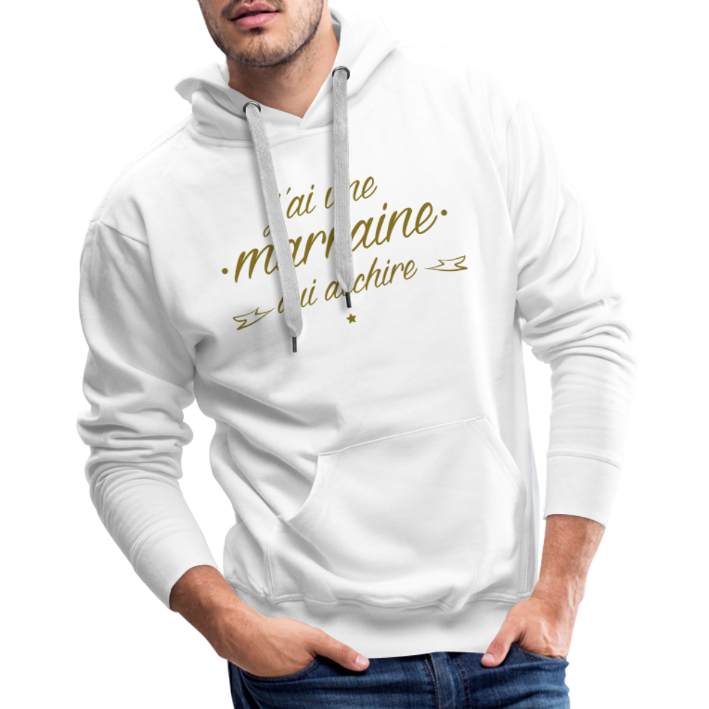 The Amethyst Premium Hoodie - white
