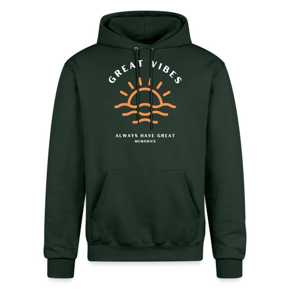 Champion Unisex Powerblend Hoodie - Dark Green