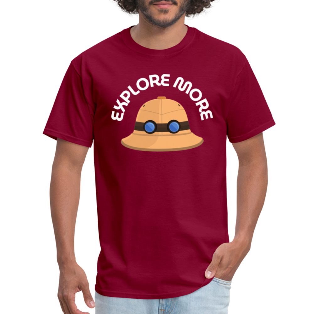 TRAVEL TSHIRT - burgundy