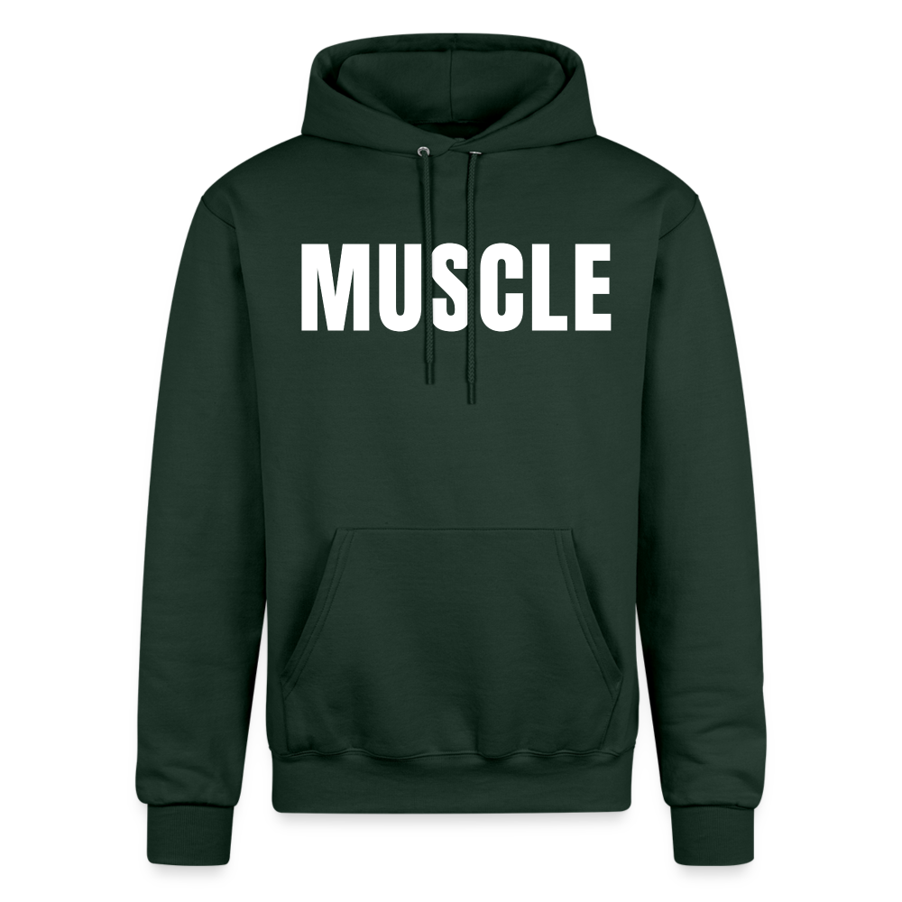 Champion Unisex Powerblend Hoodie - Dark Green