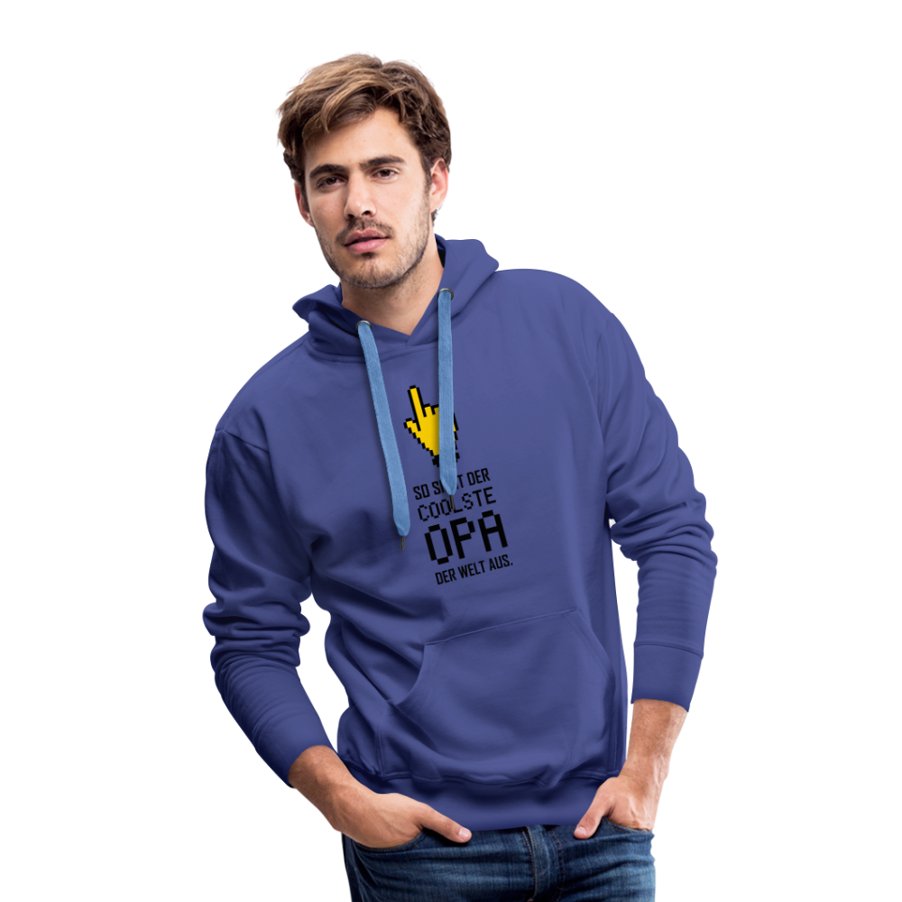 Minimalist Mastery Premium Hoodie - royal blue