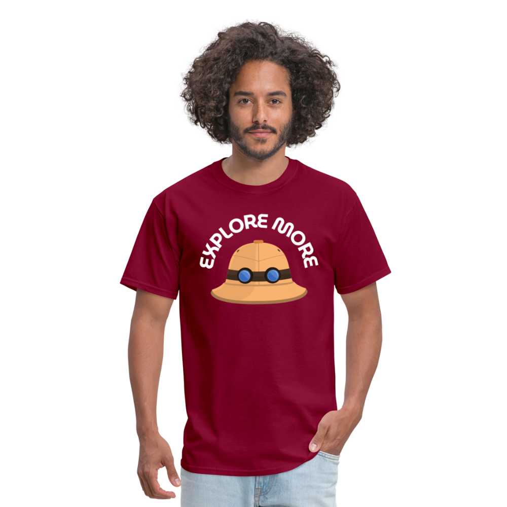 TRAVEL TSHIRT - burgundy