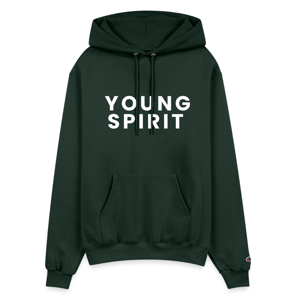 Champion Unisex Powerblend Hoodie - Dark Green