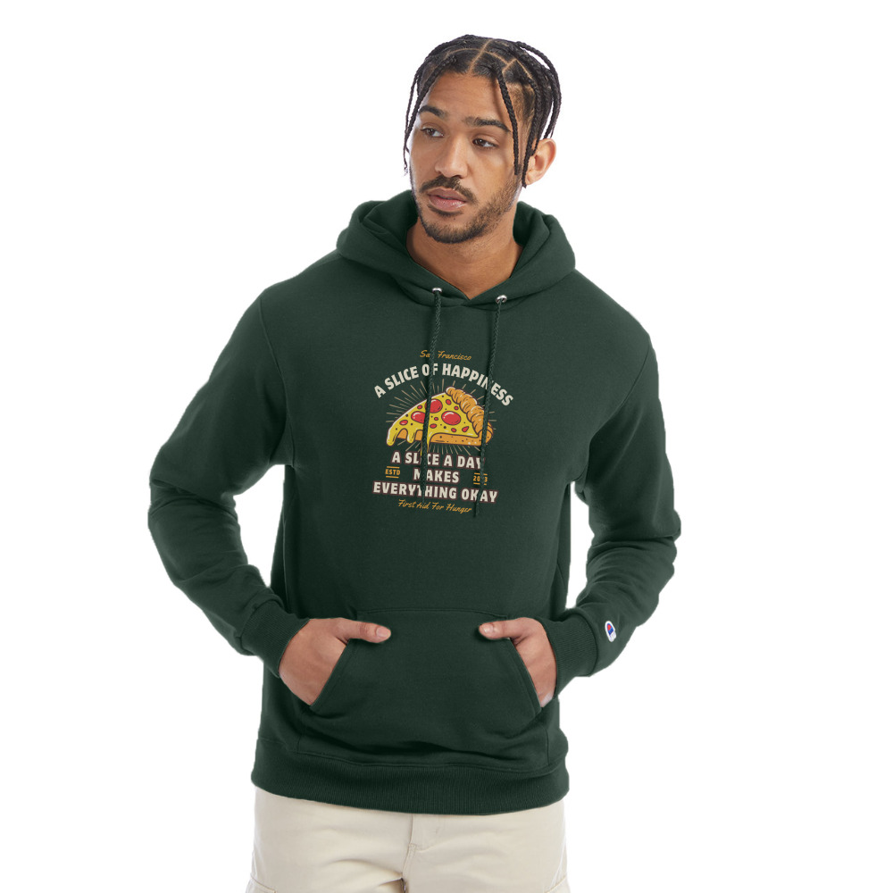 Champion Unisex Powerblend Hoodie - Dark Green