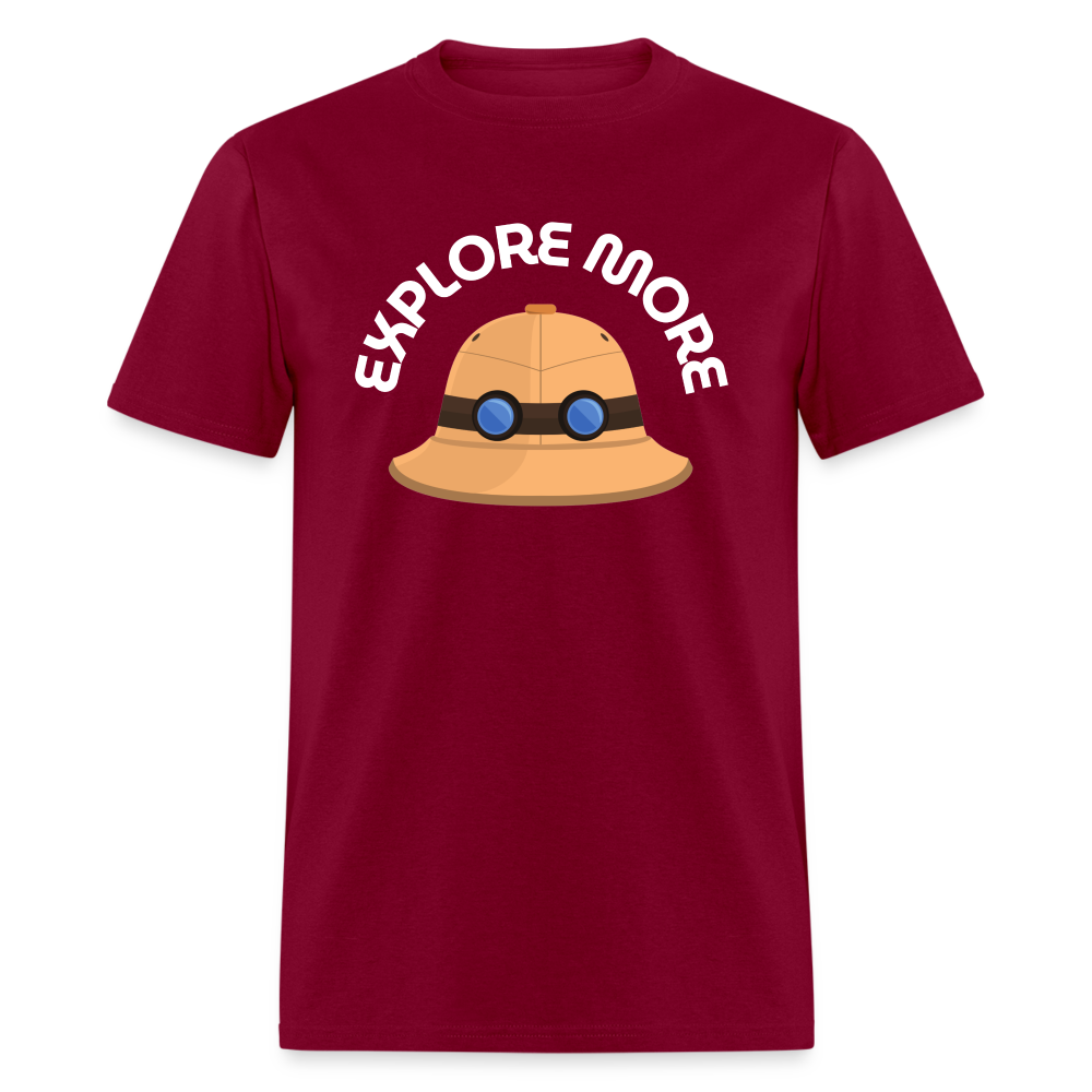 TRAVEL TSHIRT - burgundy