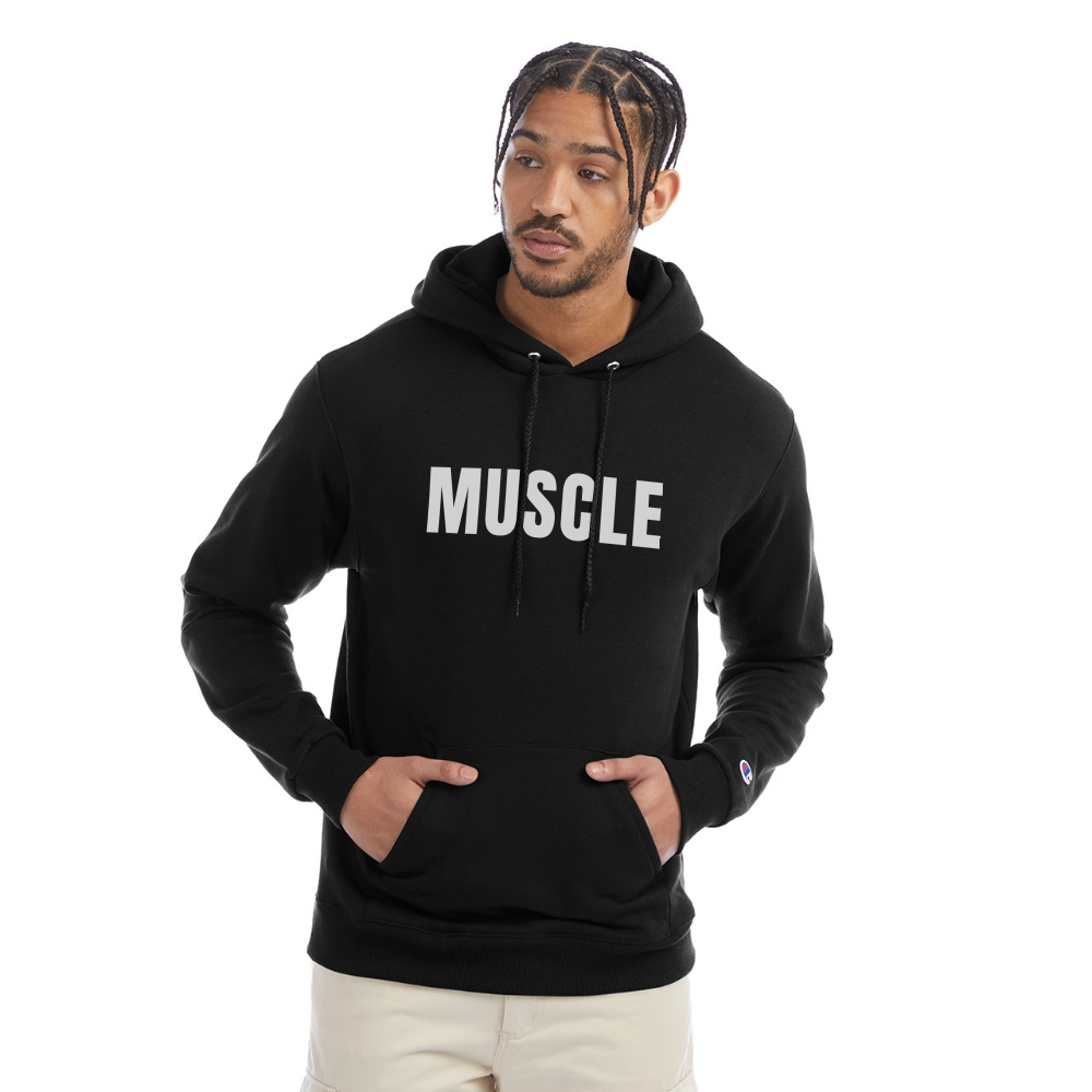 Champion Unisex Powerblend Hoodie - black