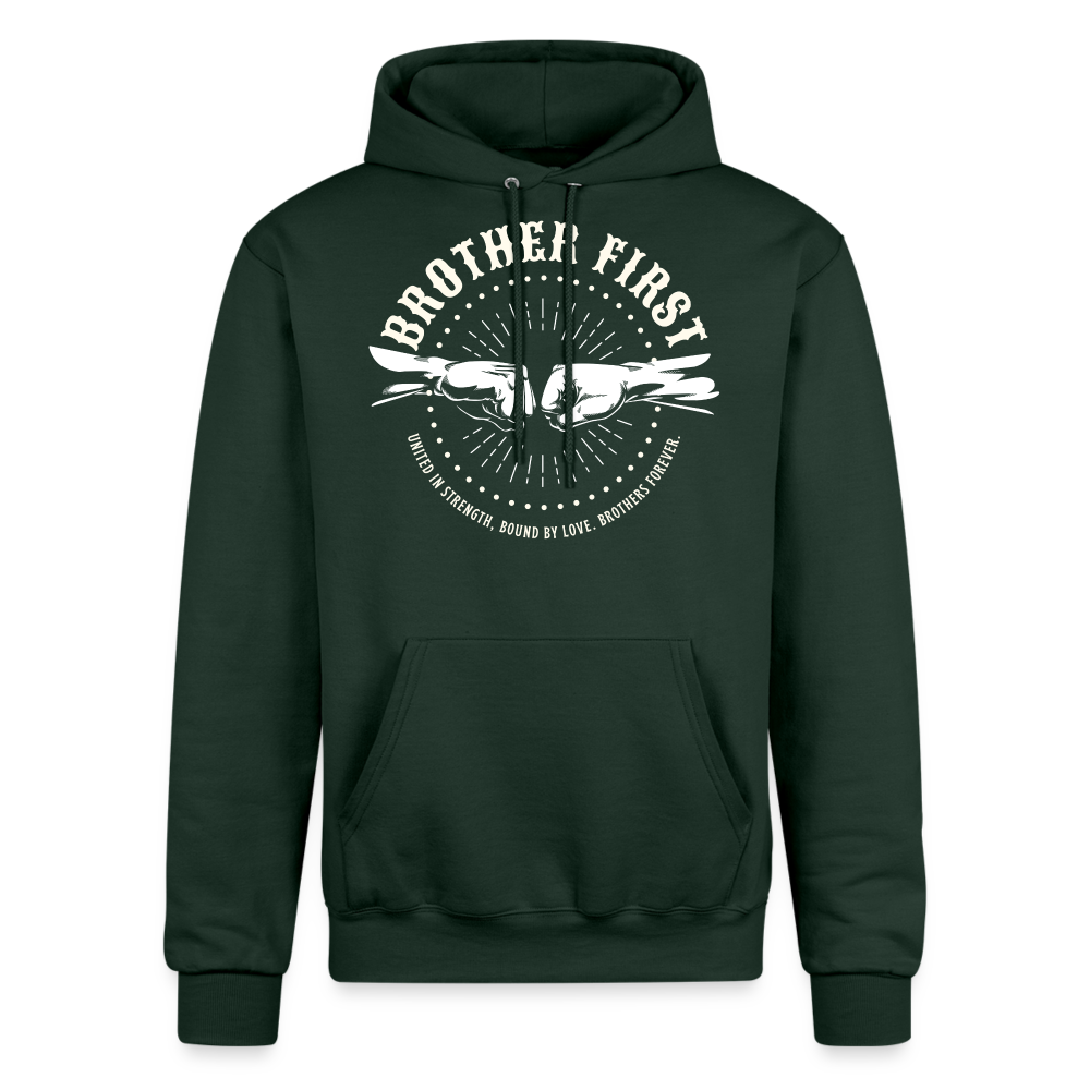 Champion Unisex Powerblend Hoodie - Dark Green