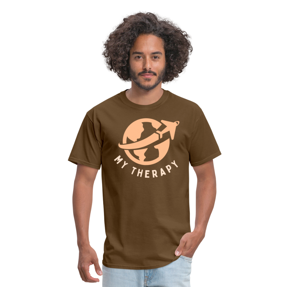 TRAVEL TSHIRT - brown