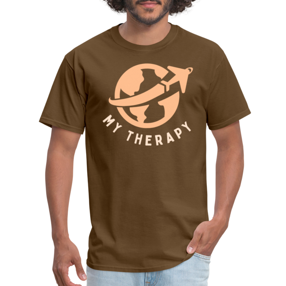 TRAVEL TSHIRT - brown