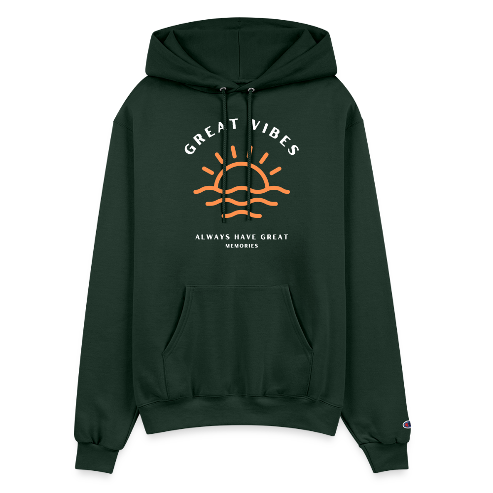 Champion Unisex Powerblend Hoodie - Dark Green
