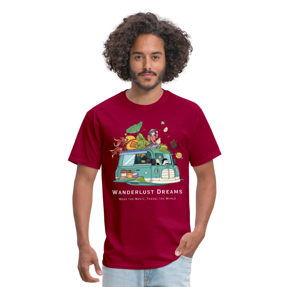 TRAVEL TSHIRT - dark red