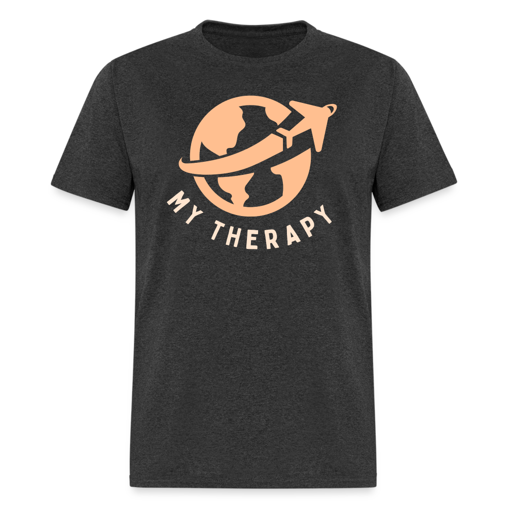 TRAVEL TSHIRT - heather black