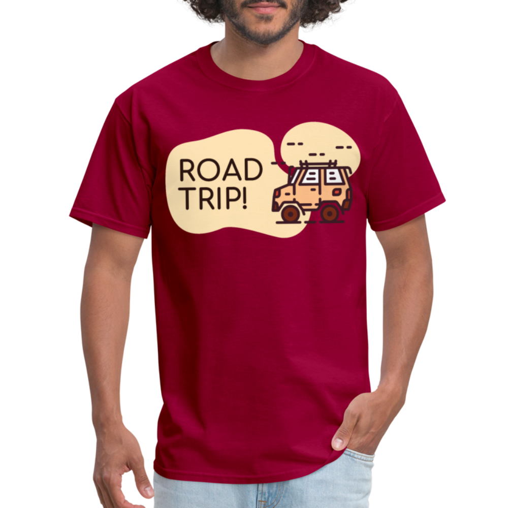 TRAVEL TSHIRT - dark red