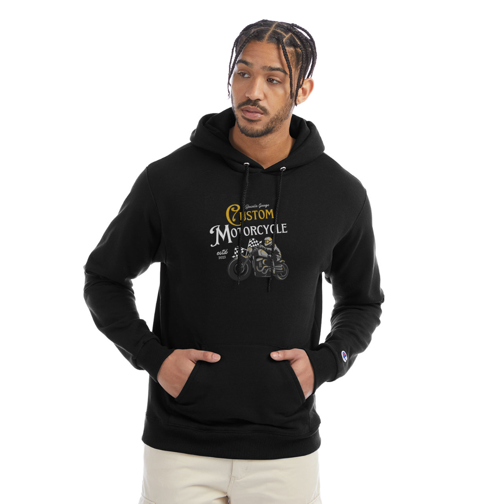 Champion Unisex Powerblend Hoodie - black