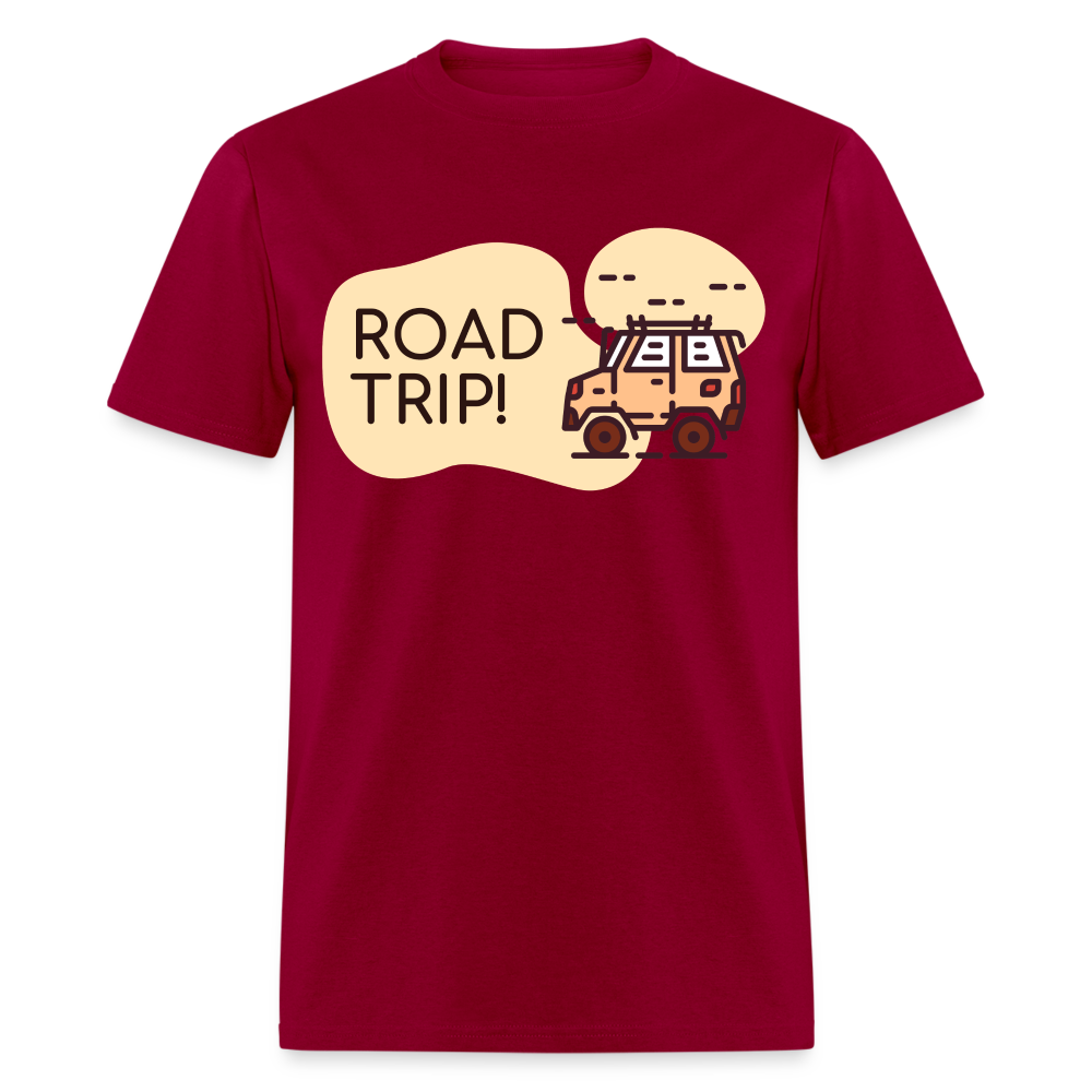 TRAVEL TSHIRT - dark red