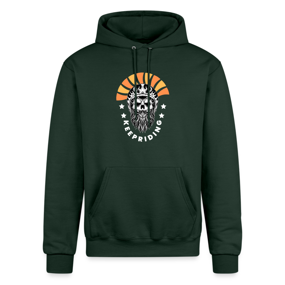 Champion Unisex Powerblend Hoodie - Dark Green
