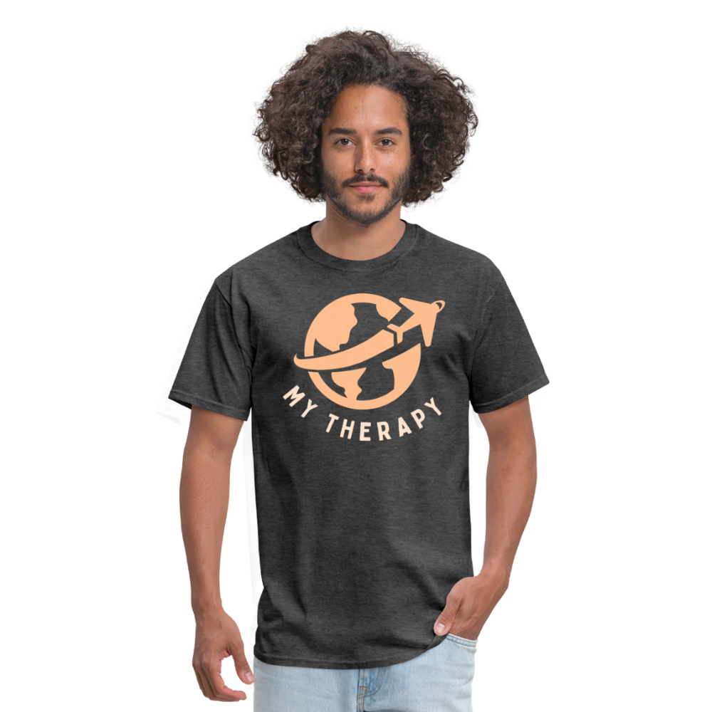TRAVEL TSHIRT - heather black