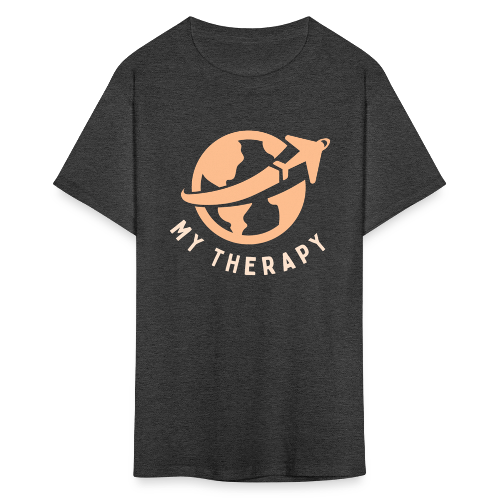 TRAVEL TSHIRT - heather black