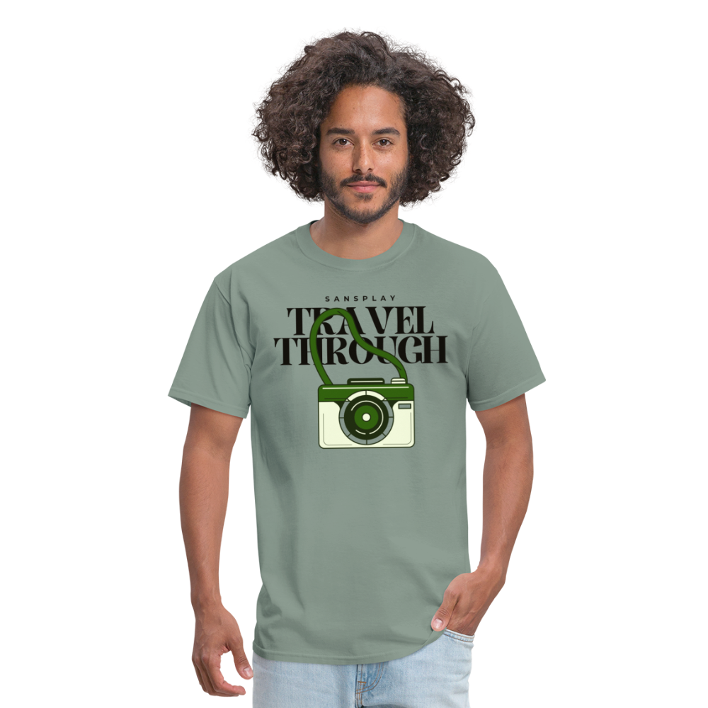 TRAVEL TSHIRT - sage