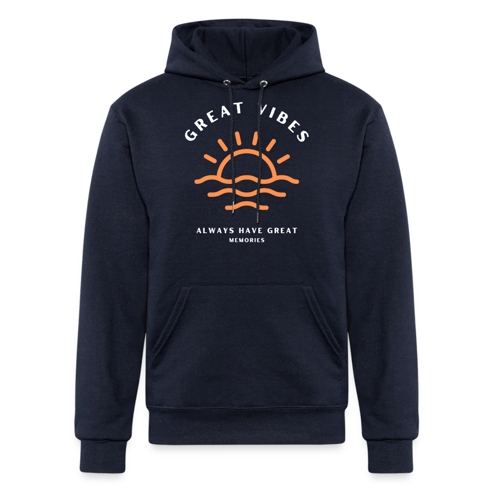 Champion Unisex Powerblend Hoodie - navy