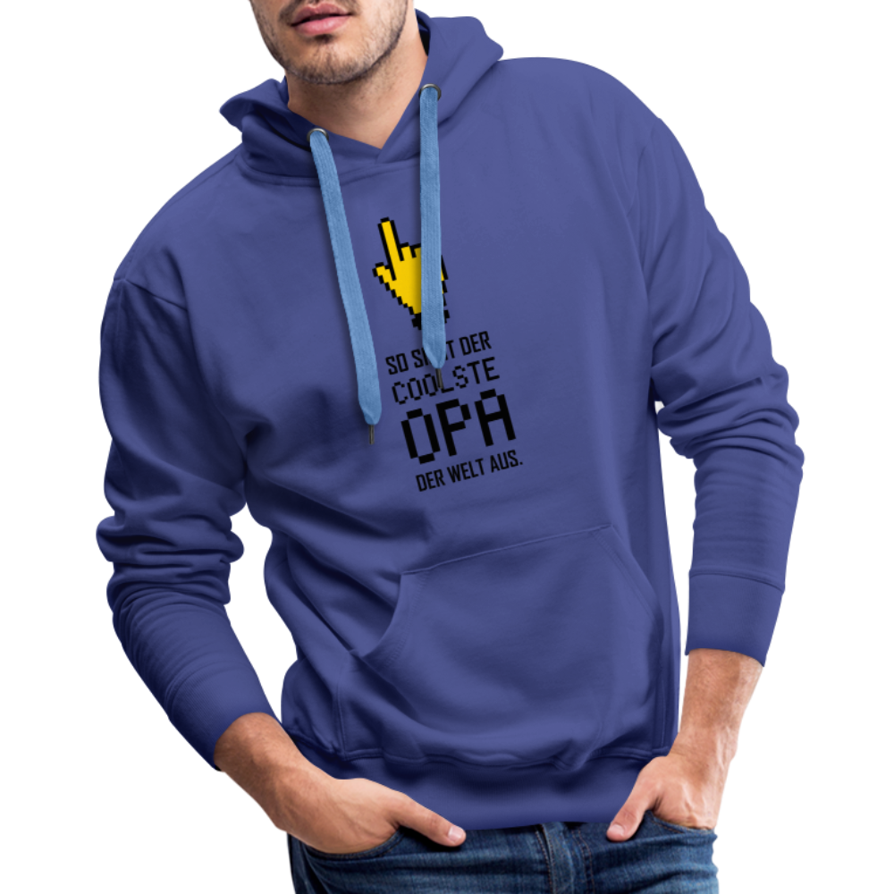 Minimalist Mastery Premium Hoodie - royal blue