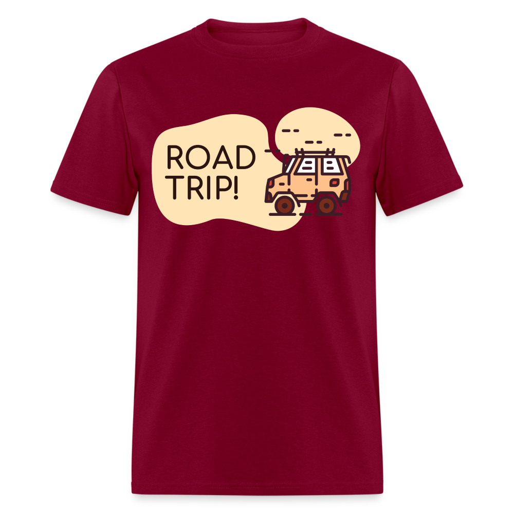 TRAVEL TSHIRT - burgundy