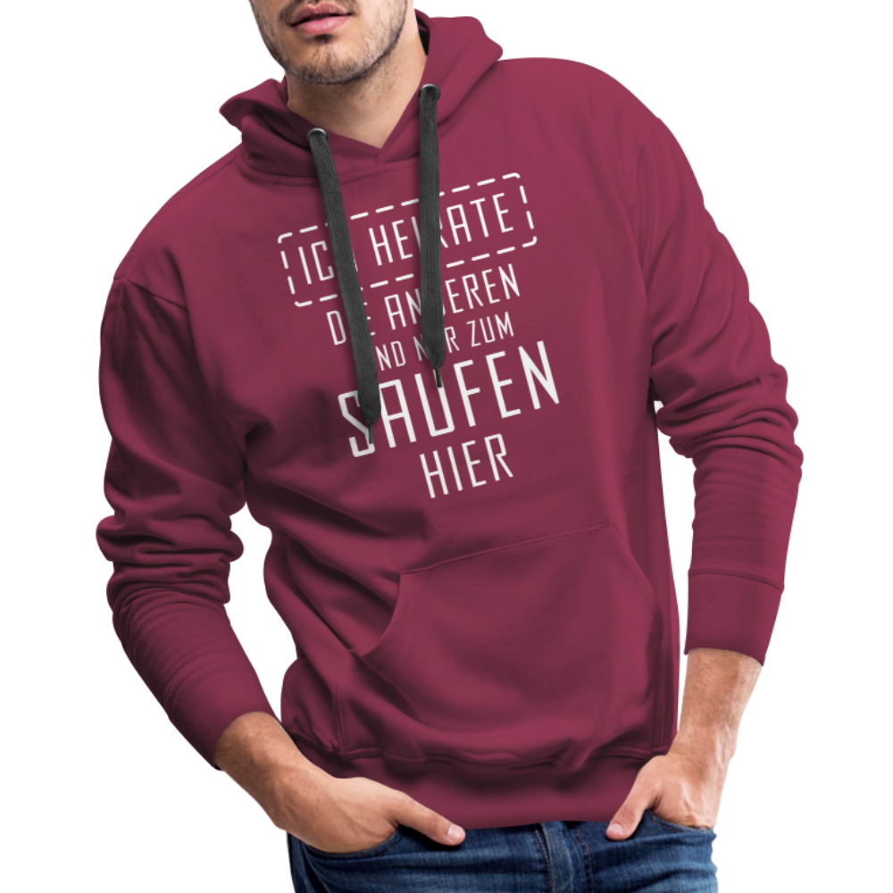 The Amethyst Premium Hoodie - burgundy