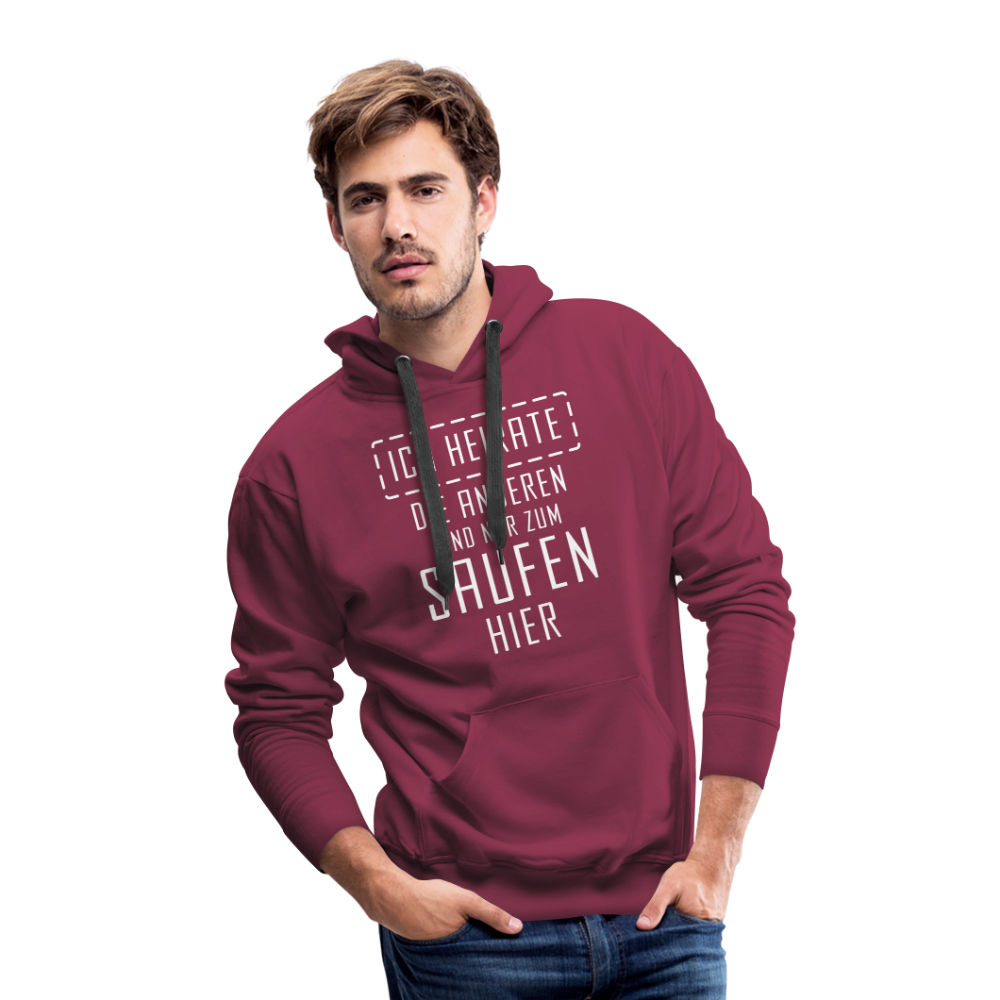 The Amethyst Premium Hoodie - burgundy