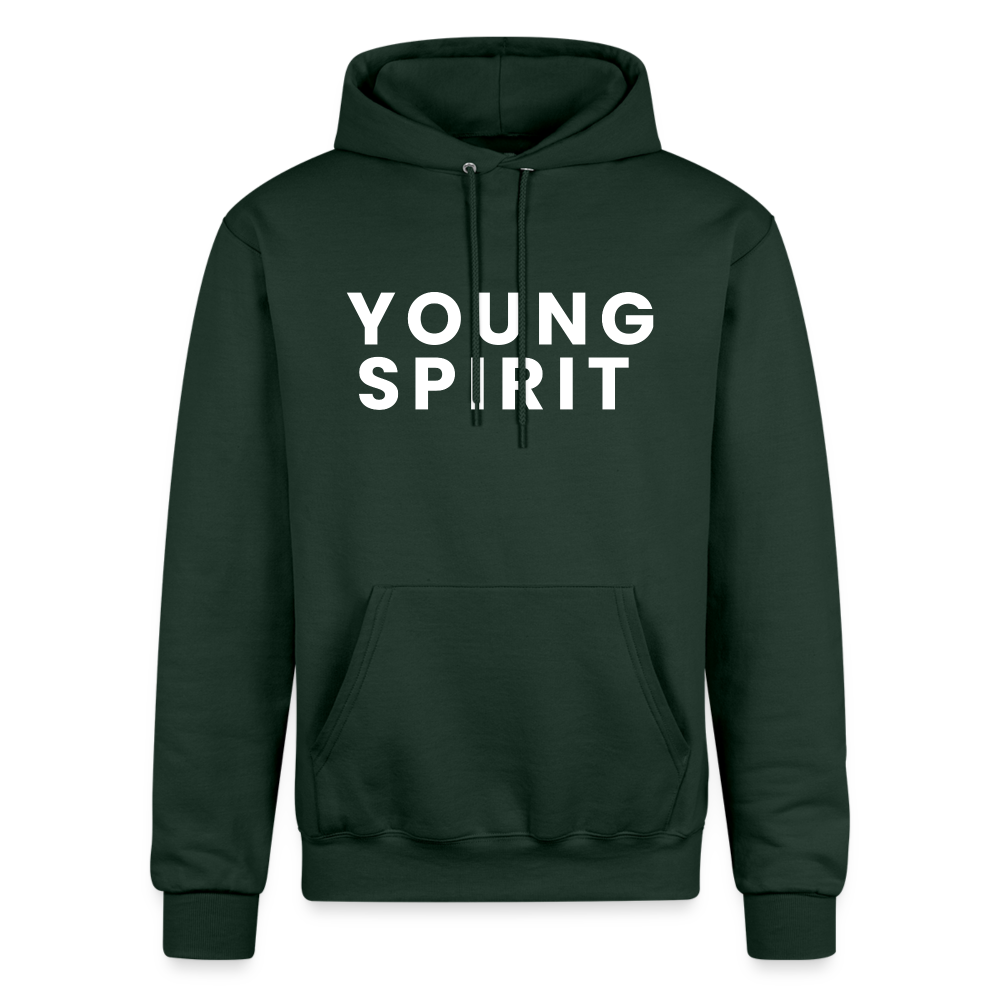 Champion Unisex Powerblend Hoodie - Dark Green