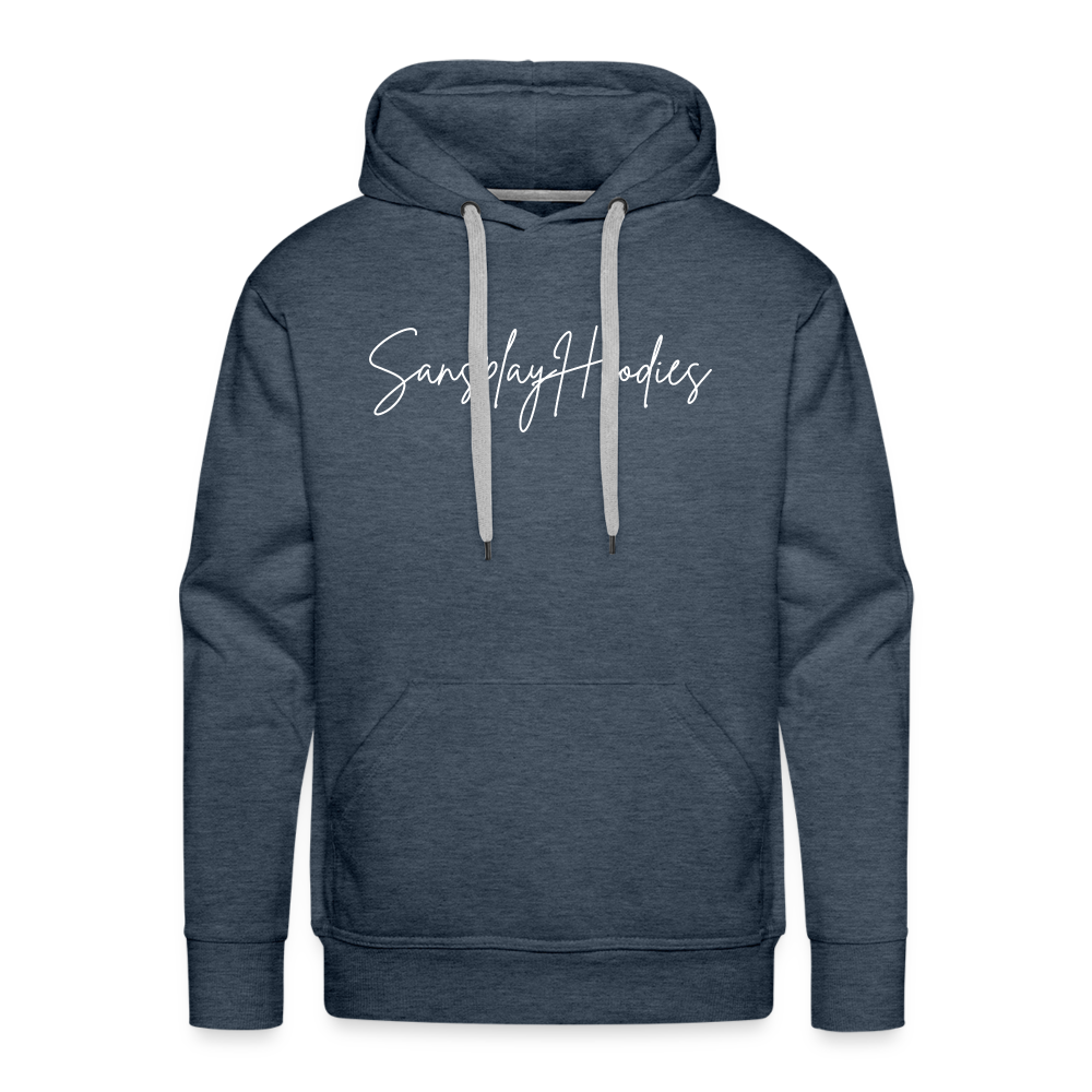 The Onyx Premium Hoodie - heather denim
