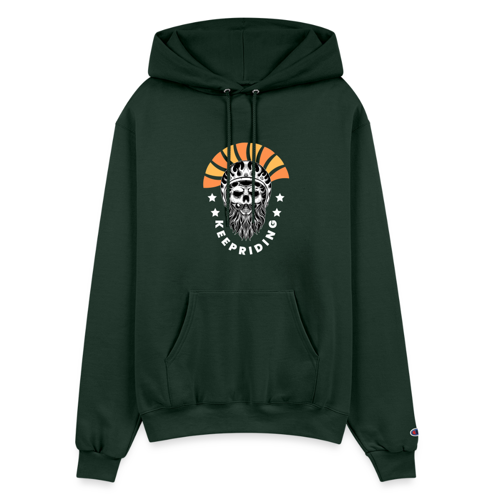 Champion Unisex Powerblend Hoodie - Dark Green