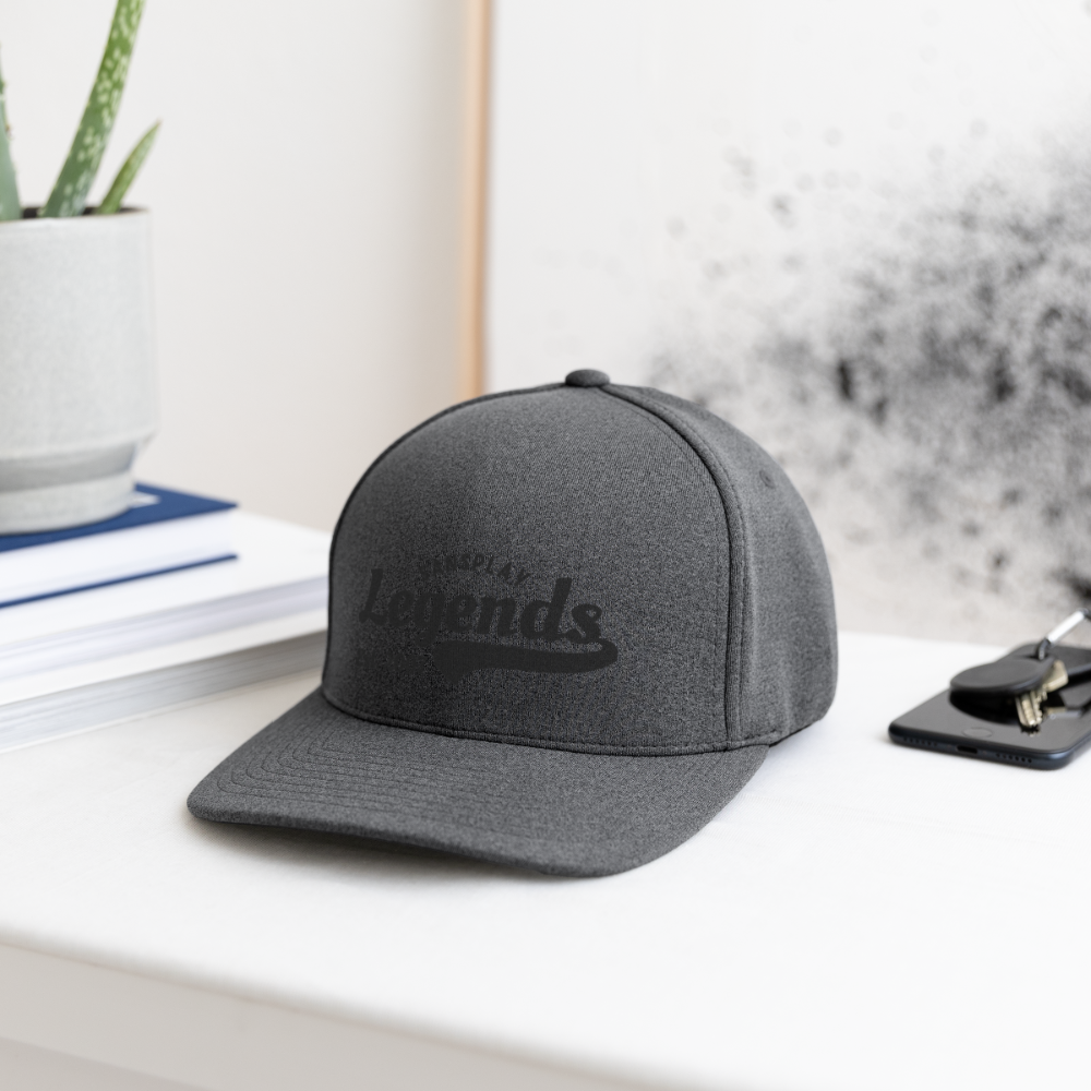 Soul Stitch Baseball Cap - dark heather gray
