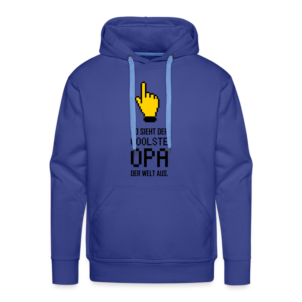 Minimalist Mastery Premium Hoodie - royal blue