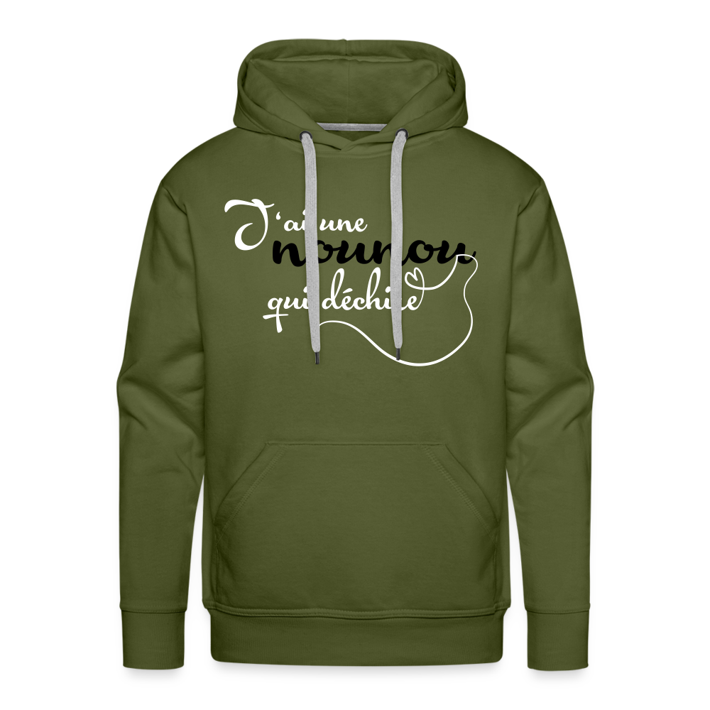 The Sovereign Premium Hoodie - olive green