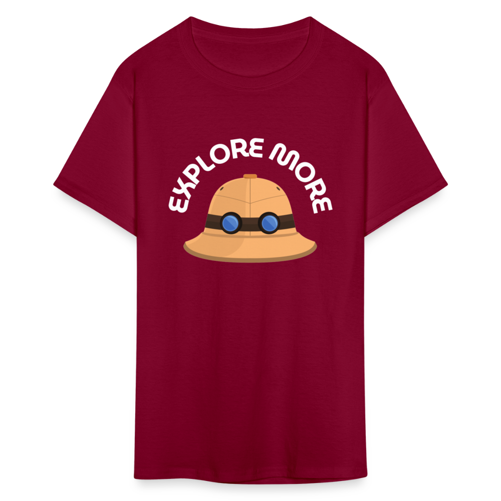 TRAVEL TSHIRT - burgundy