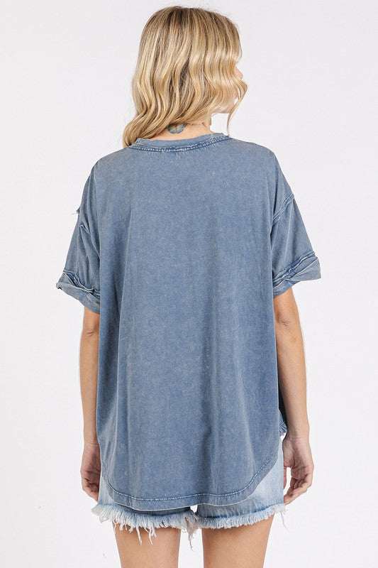 Twirl & Twirl GAME DAY Round Neck Short Sleeve T-Shirt