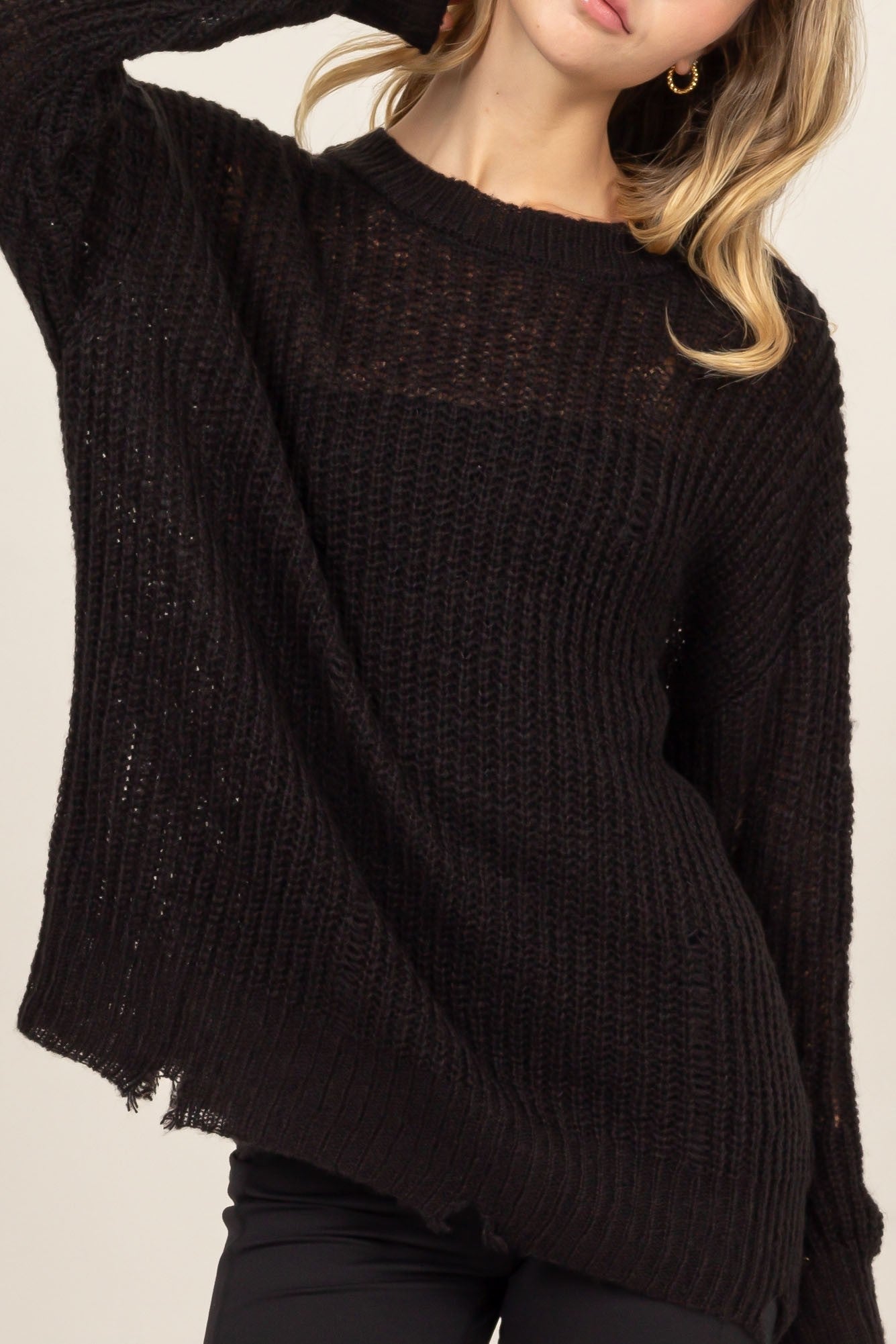 Long Sleeve Knit Top