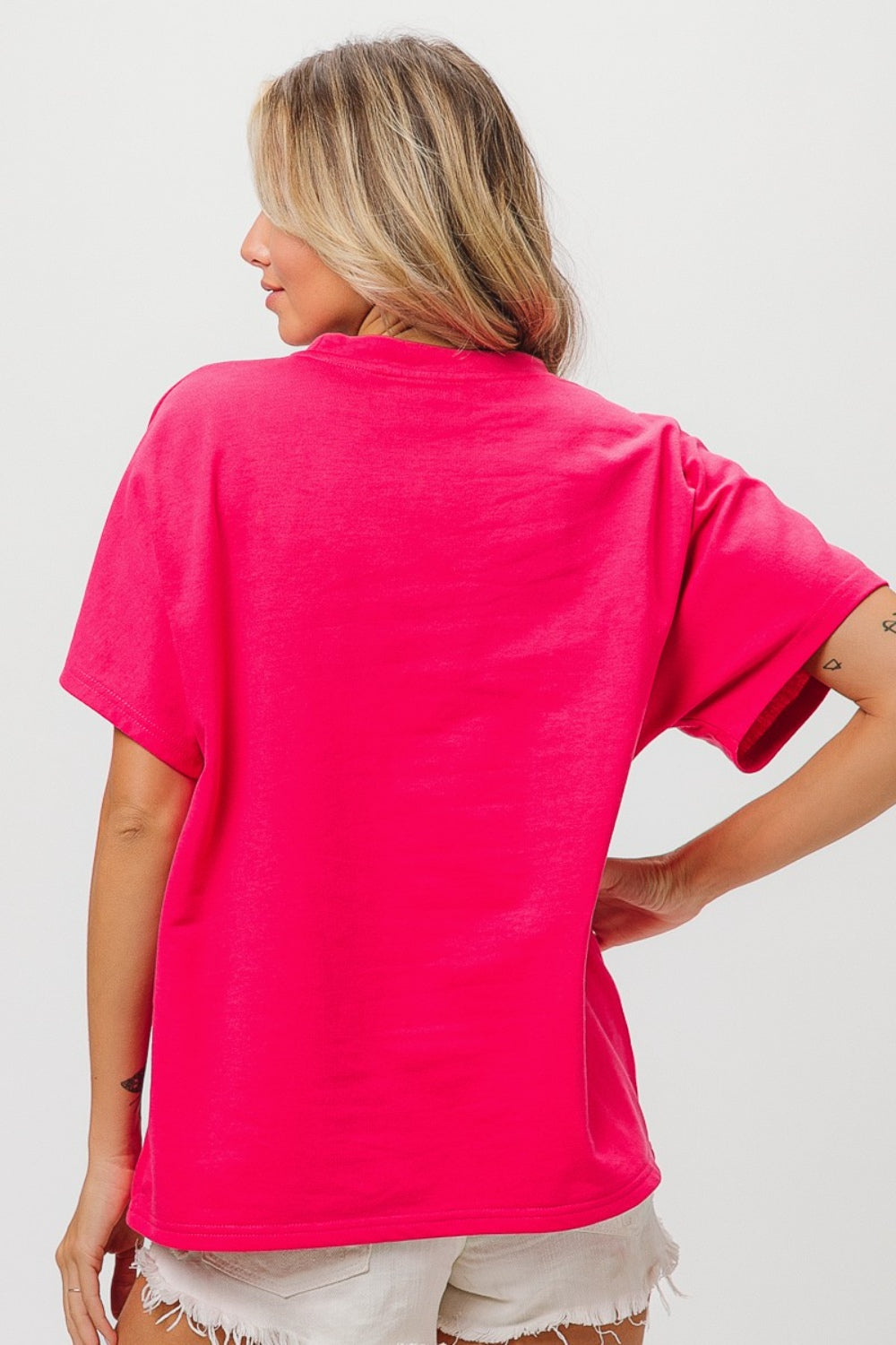 Sans Round Neck Short Sleeve T-Shirt