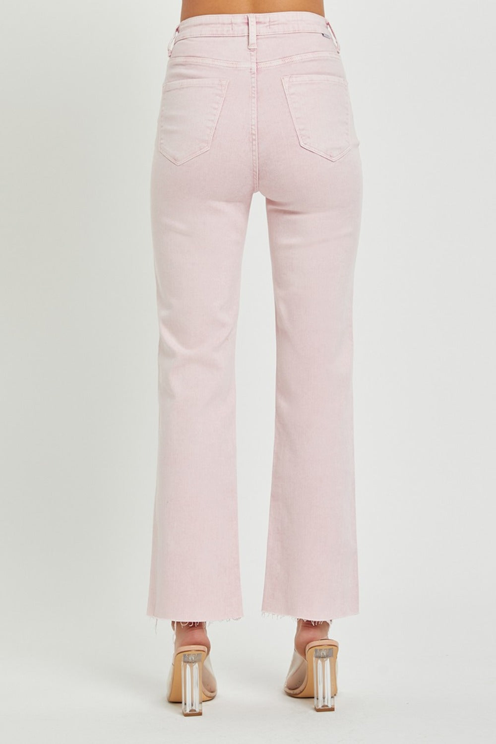 Full Size High Rise Tummy Control Straight Jeans