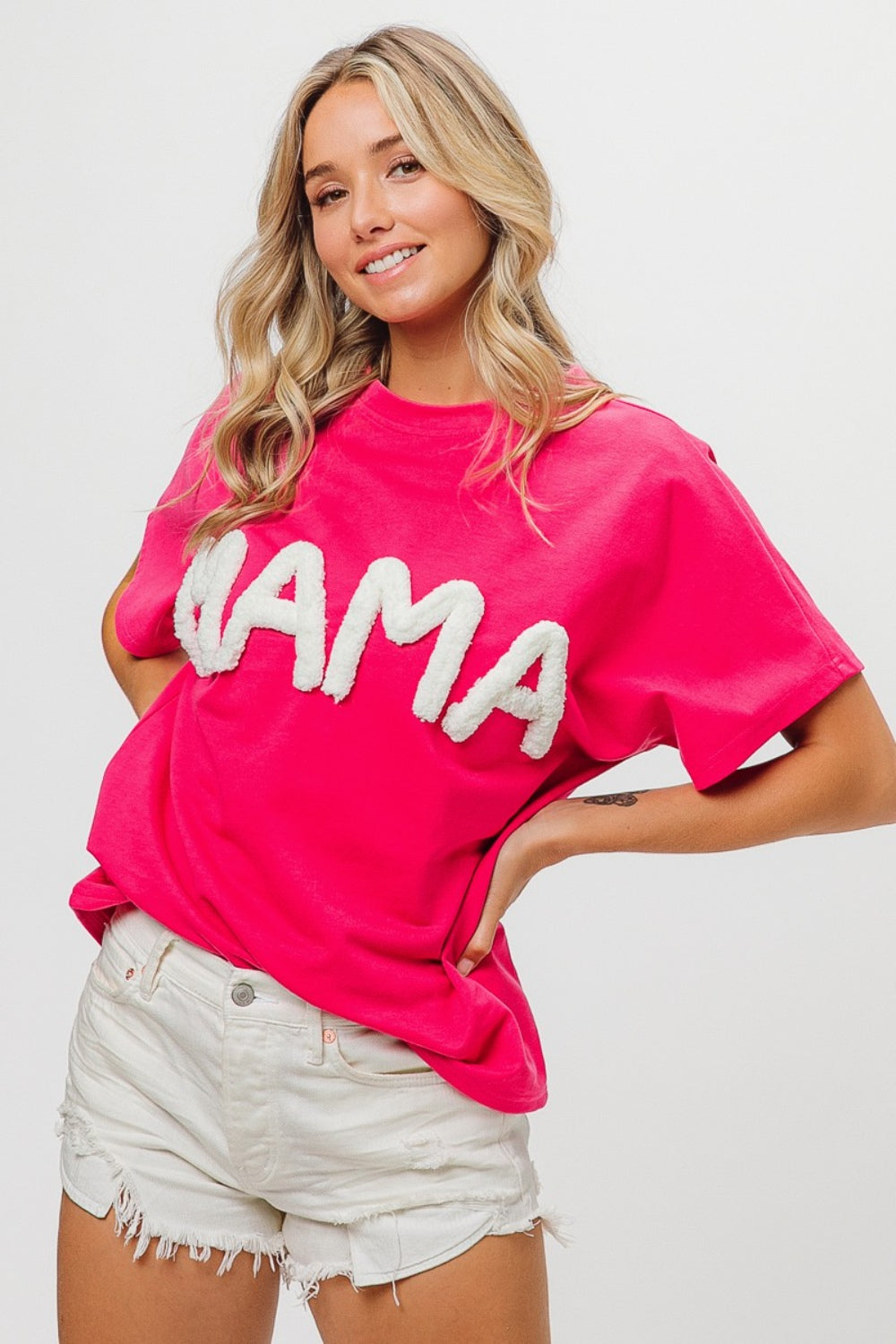 Sans Round Neck Short Sleeve T-Shirt