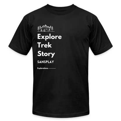 Unisex Jersey T-Shirt by Bella + Canvas - black