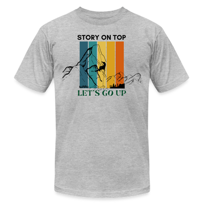 Unisex Jersey T-Shirt by Bella + Canvas - heather gray