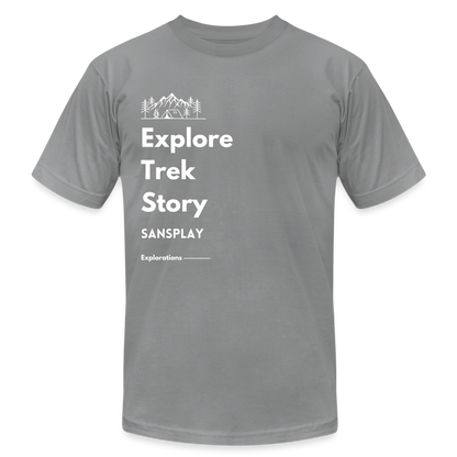 Unisex Jersey T-Shirt by Bella + Canvas - slate