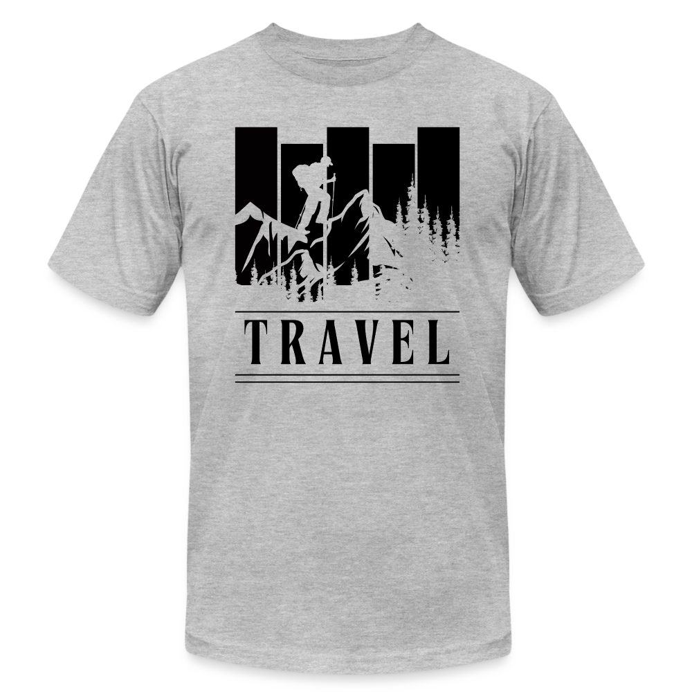 Unisex Jersey T-Shirt by Bella + Canvas - heather gray