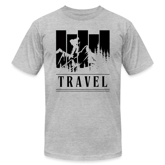 Unisex Jersey T-Shirt by Bella + Canvas - heather gray