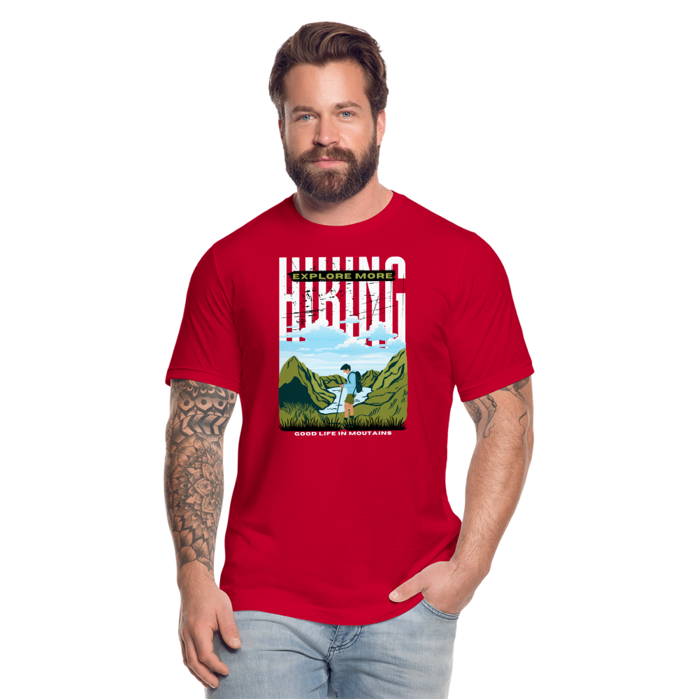 Unisex Jersey T-Shirt by Bella + Canvas - red