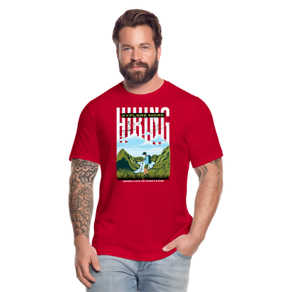 Unisex Jersey T-Shirt by Bella + Canvas - red