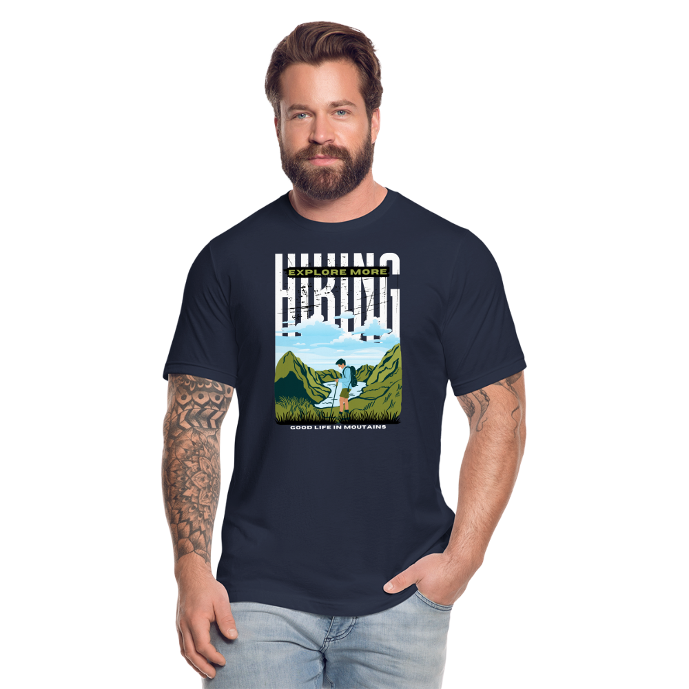 Unisex Jersey T-Shirt by Bella + Canvas - navy